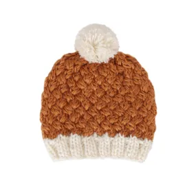 ACORN KIDS - RIPPLES BEANIE: CARAMEL