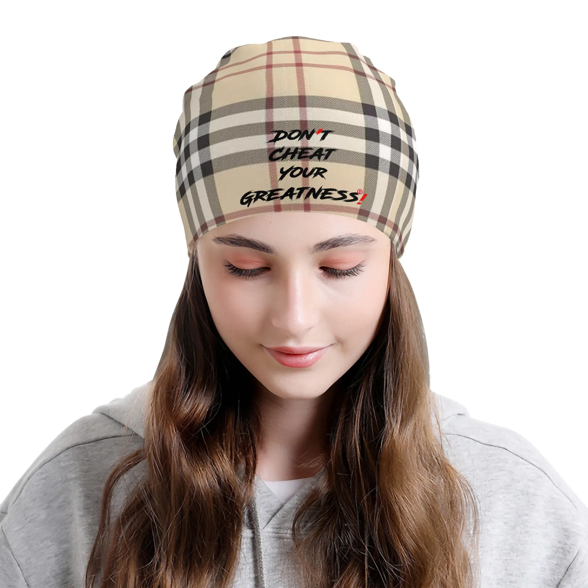 Adult Burberry Knitted Beanie Silk