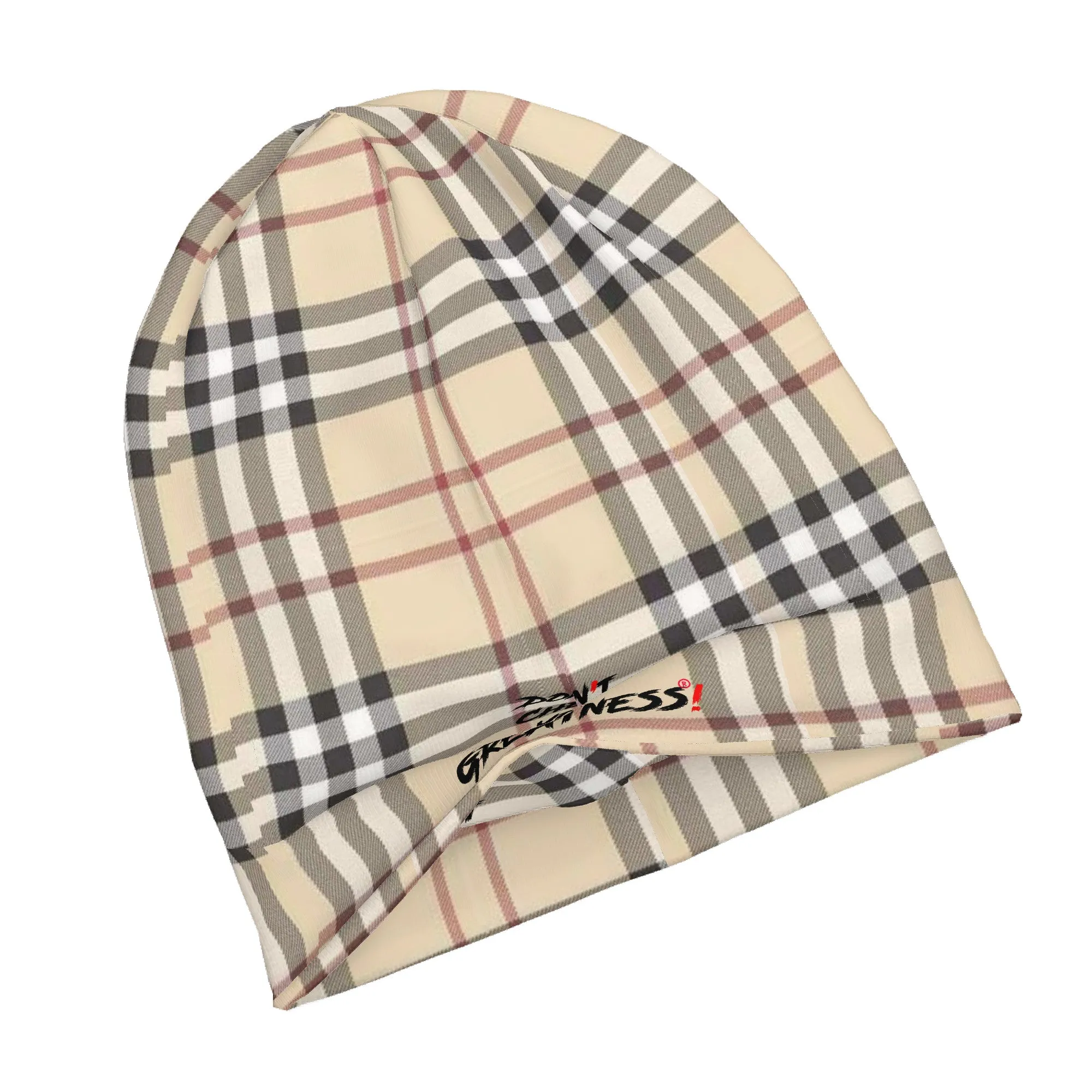 Adult Burberry Knitted Beanie Silk