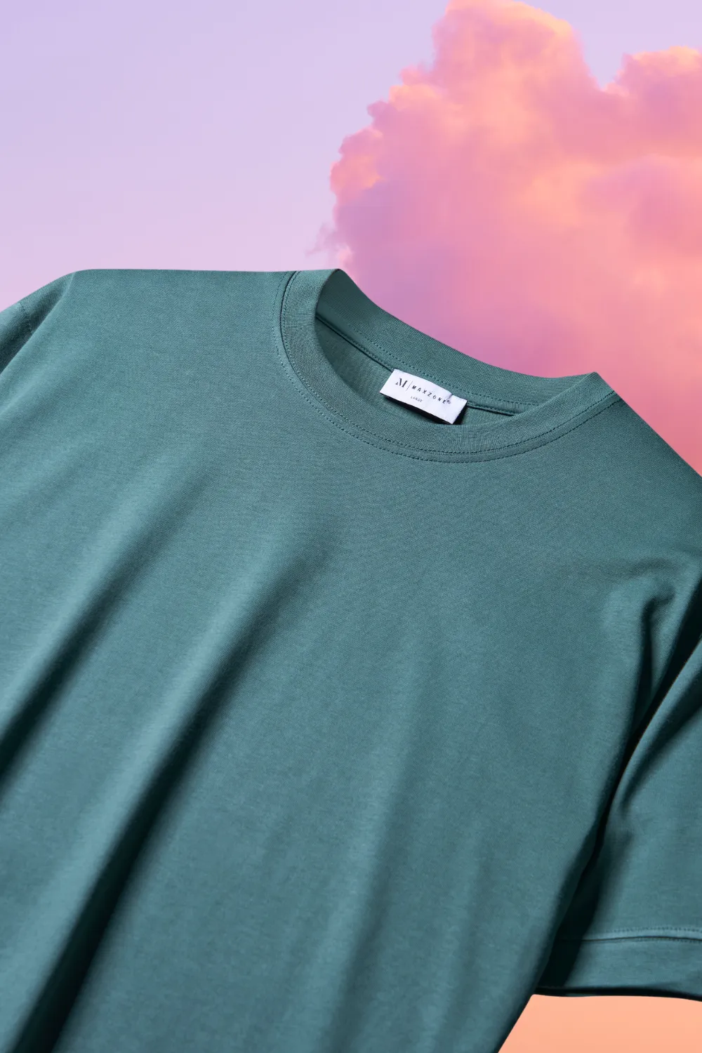 Berry Green - Oversized drop shoulder