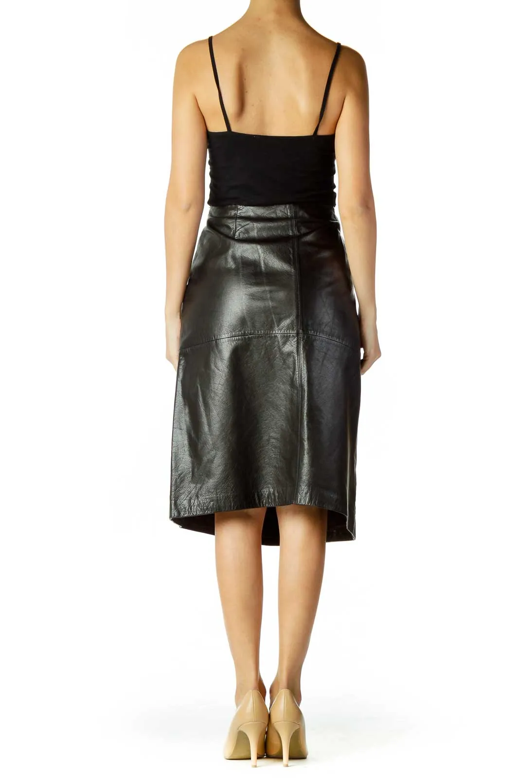 Black Leather Skirt