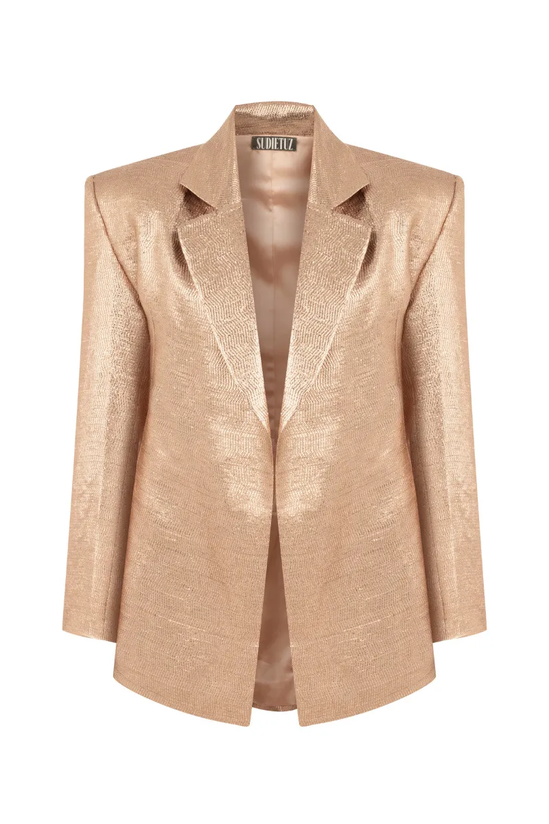 BRONZE SHIMMER BLAZER