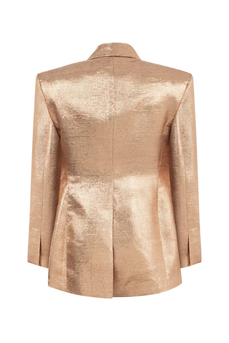 BRONZE SHIMMER BLAZER