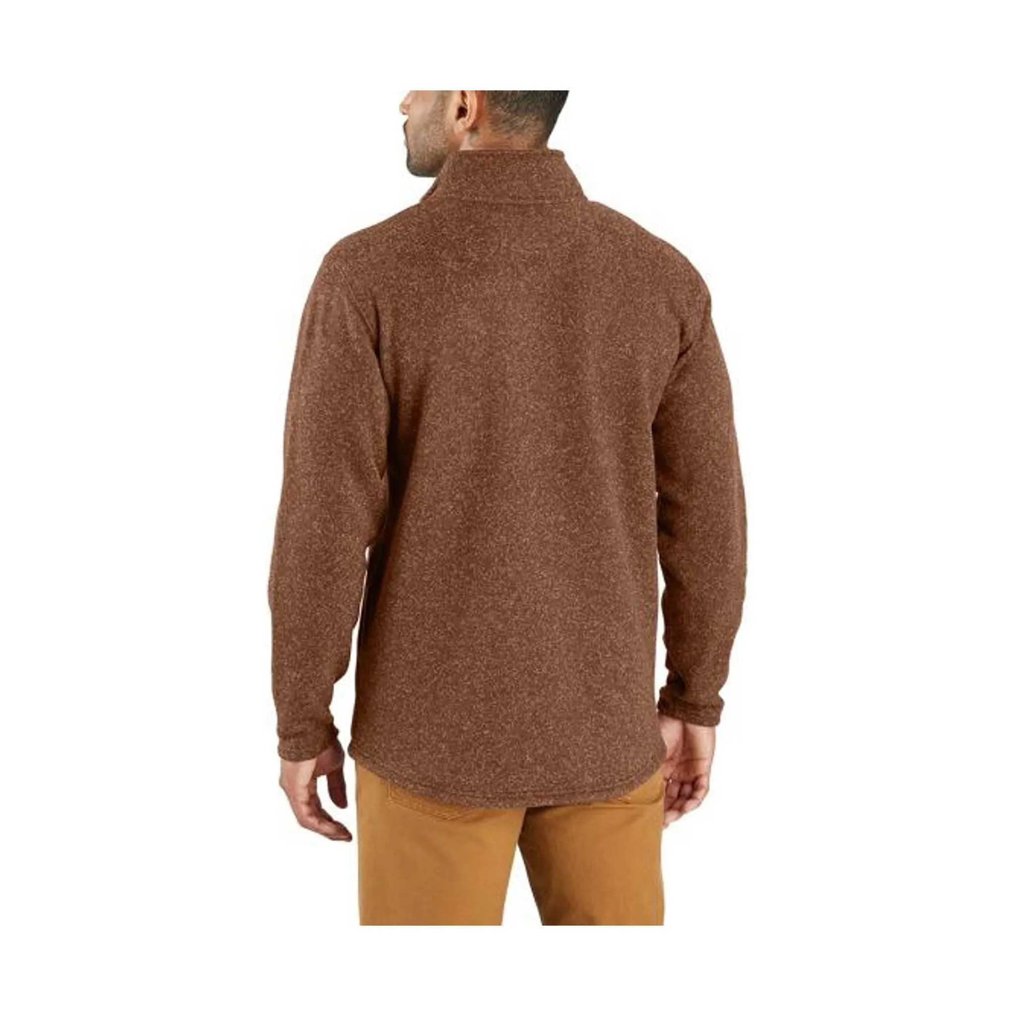 Carhartt Men's Quarter Zip Pocket Sweater Fleece - Thundercloud