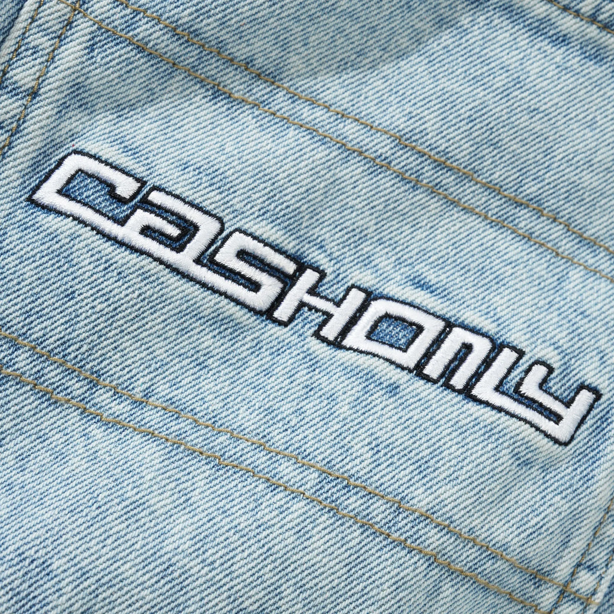 Cash Only Aleka Denim Jeans - Light Indigo