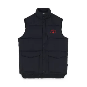 DOGO BREED PUFF VEST BLACK