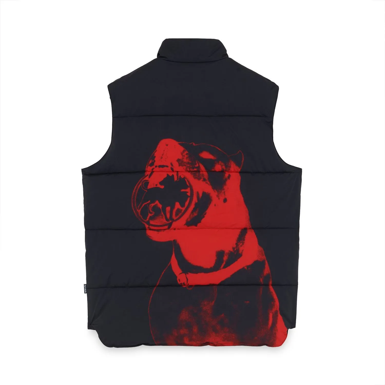 DOGO BREED PUFF VEST BLACK