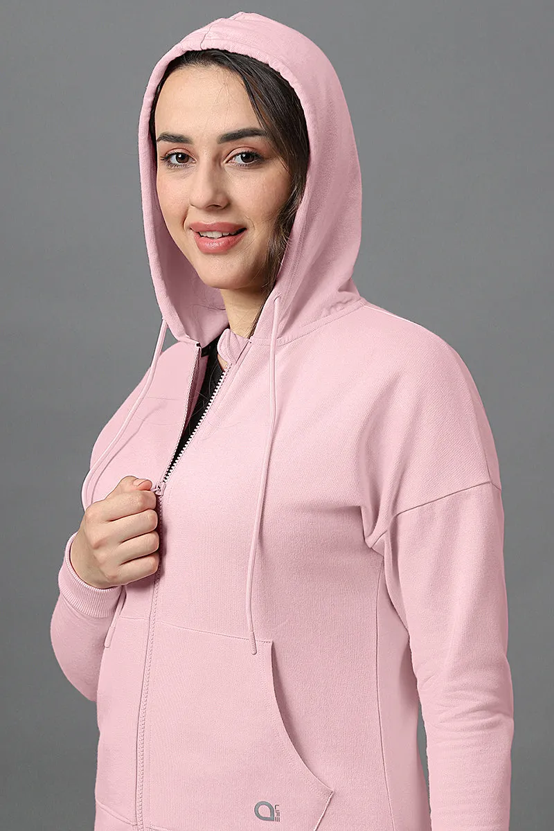 Essential Fleece Hoodie - Rose Shadow