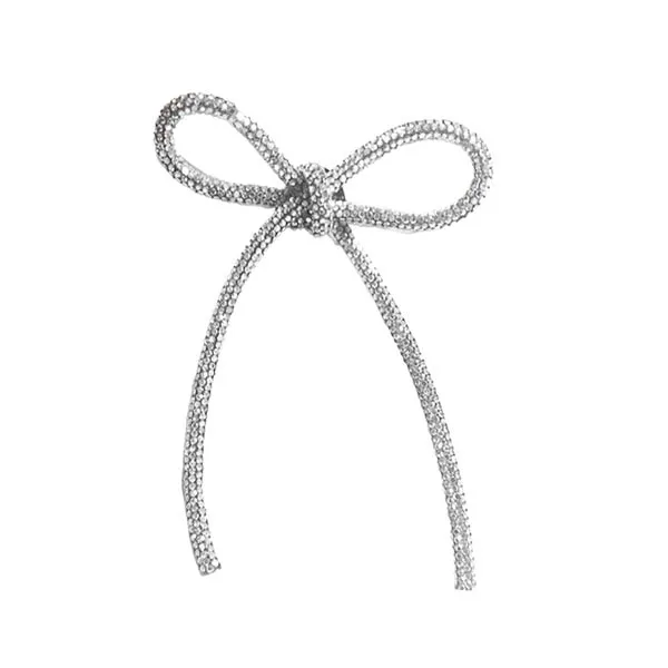 Festive Bow (Set of 2) | Silver Brooches