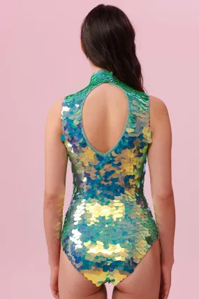 FIFI SEQUIN LEOTARD - CHAMELEON