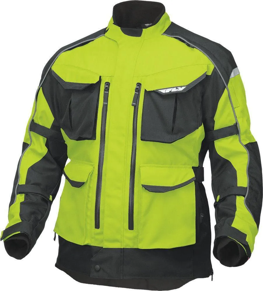 Fly Racing Terra Trek 4 Men's Hi-Viz/Black Textile Jacket