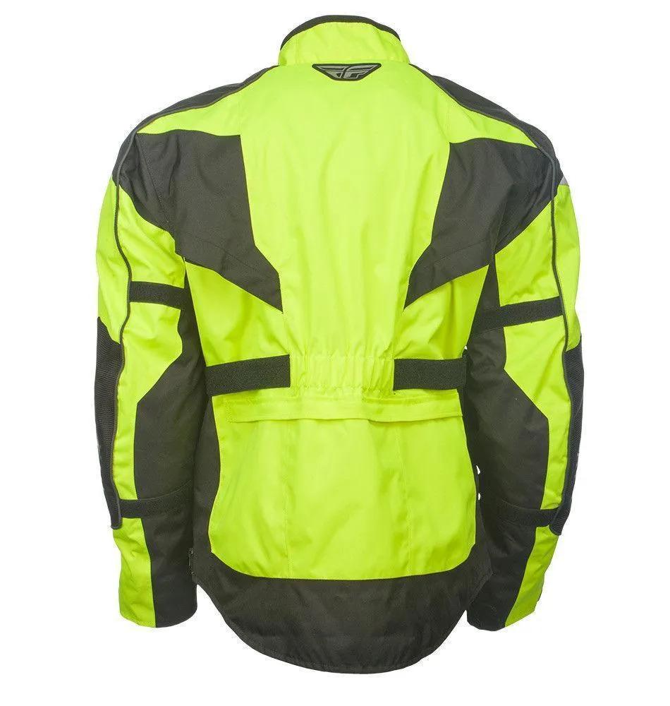 Fly Racing Terra Trek 4 Men's Hi-Viz/Black Textile Jacket