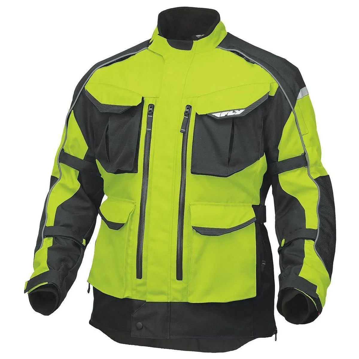 Fly Racing Terra Trek 4 Men's Hi-Viz/Black Textile Jacket