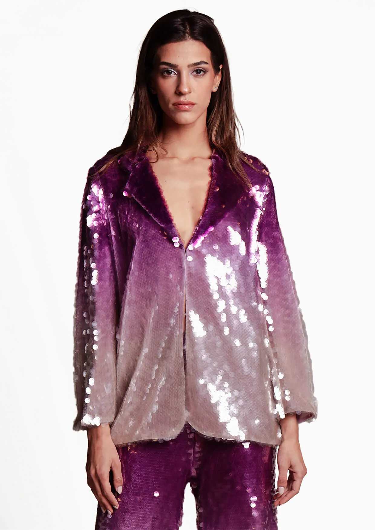 Gaïa Oversized Sequin Blazer