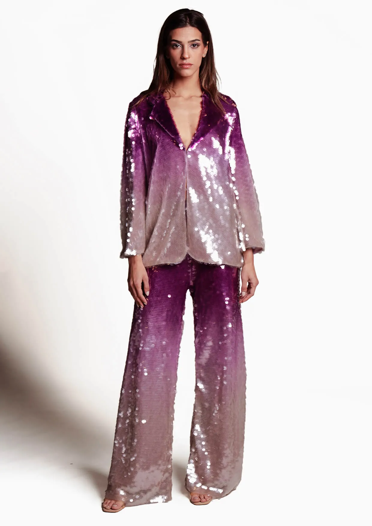 Gaïa Oversized Sequin Blazer