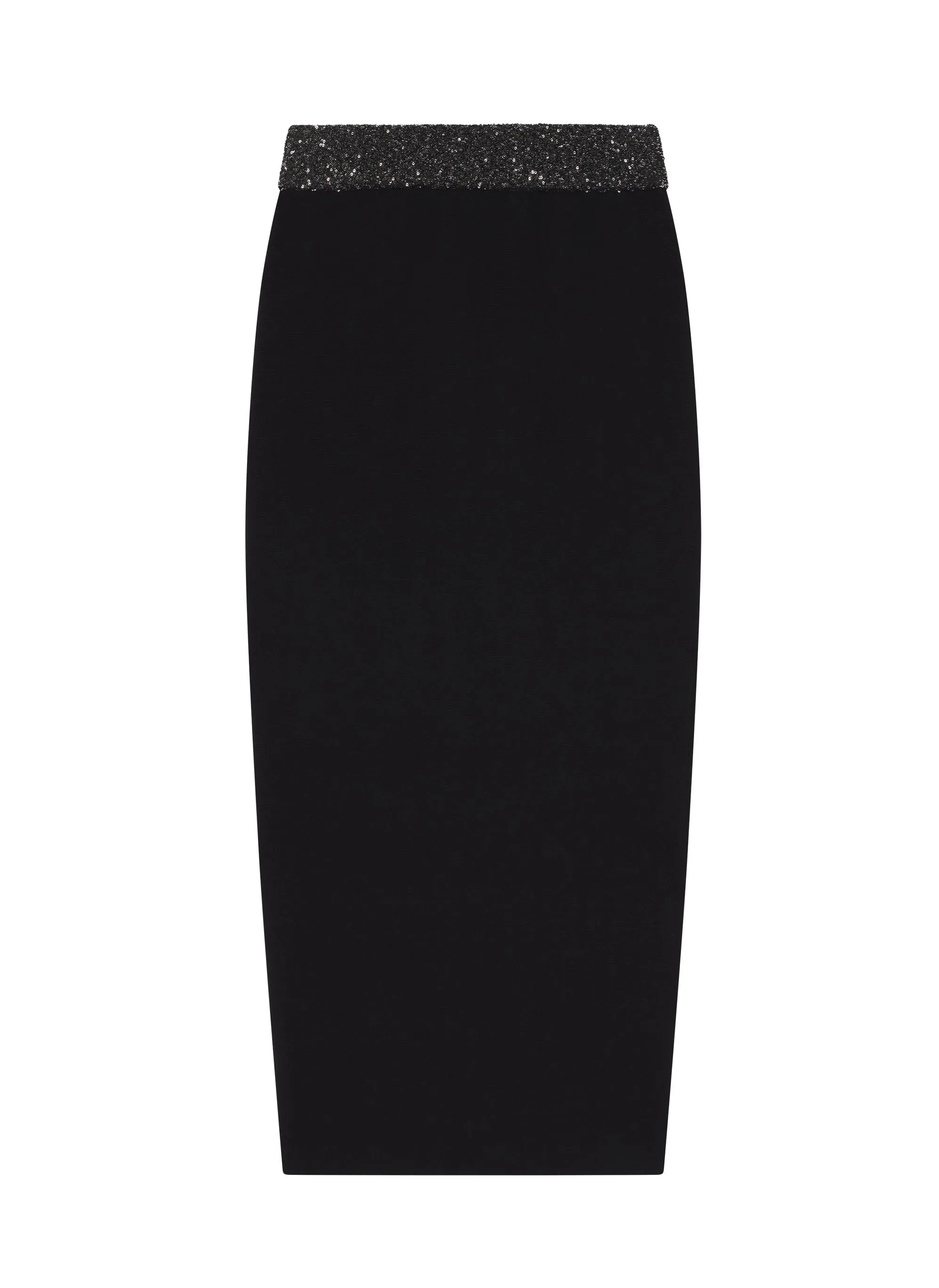 Jane Sequin Embellished Knit Midi Skirt