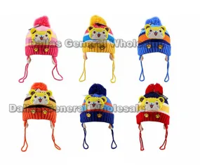 Kids Tigger Thermal Toboggan Beanie Hats Wholesale