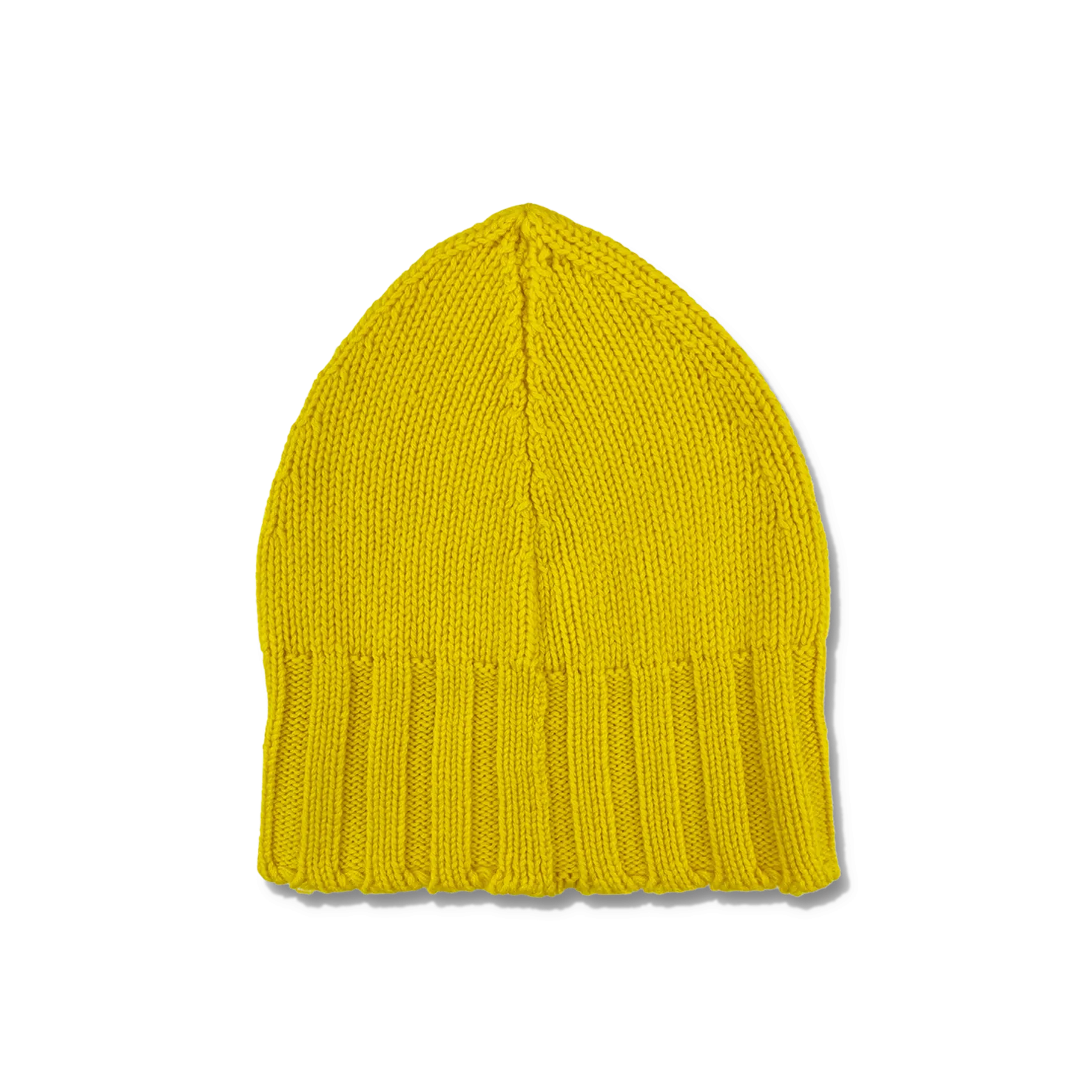 Knitted Pure Cashmere Beanie in Flash