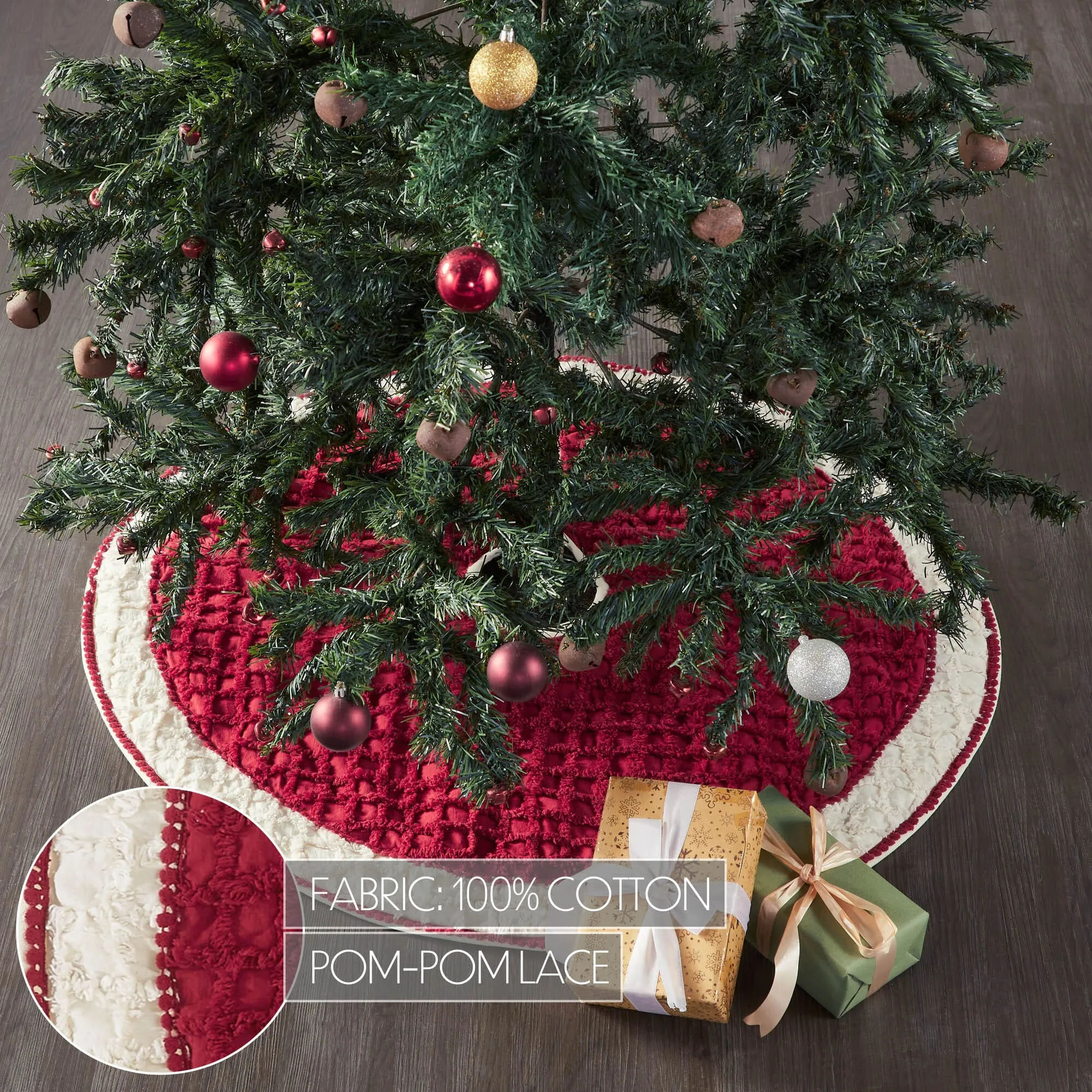 Kringle Chenille Tree Skirt 36"