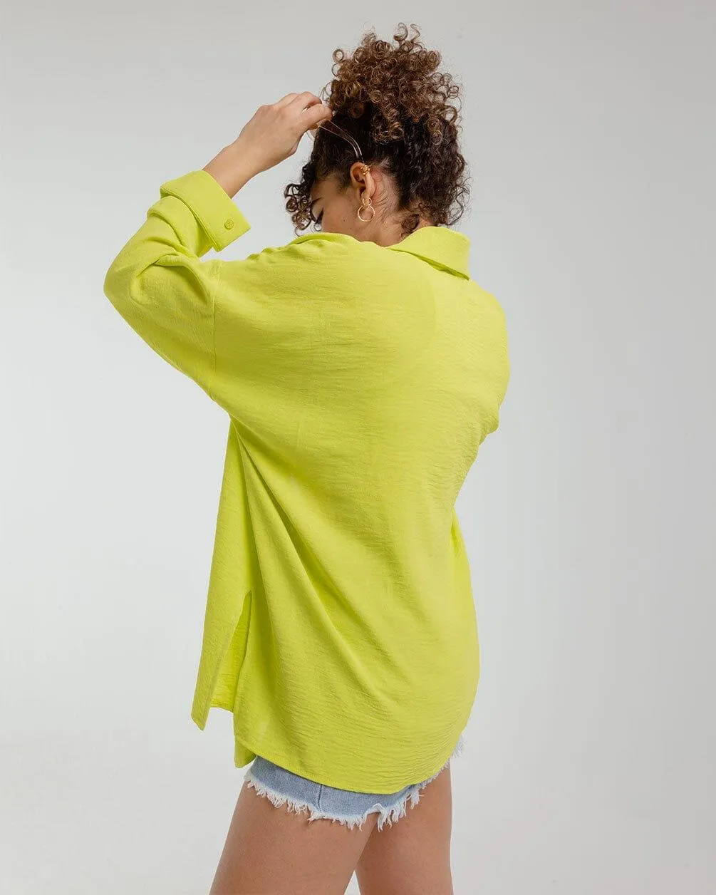 Lime Green Oversized Shirt