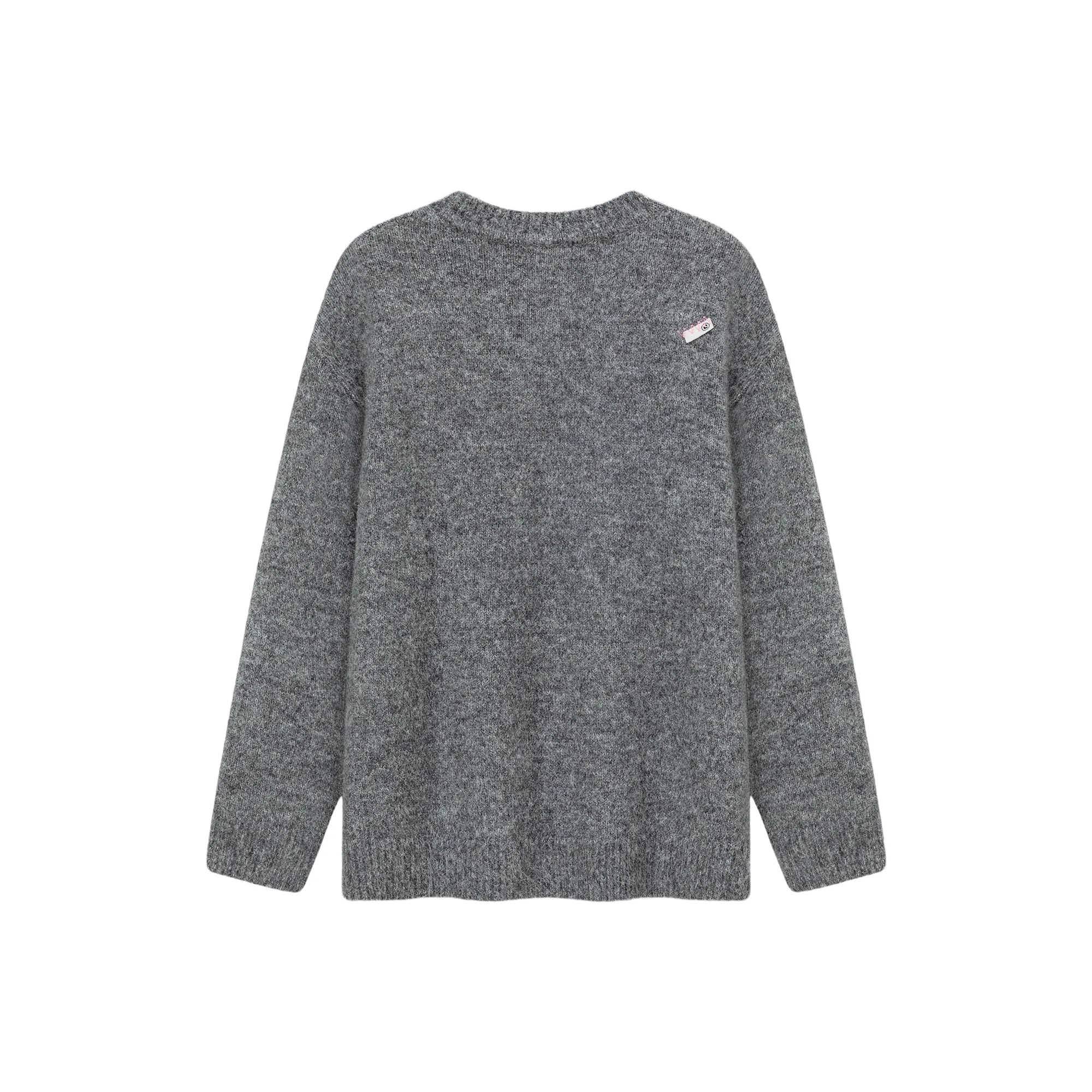 Logo Basic Loose Fit Knit Sweater