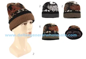 Men Camouflage Beanie Caps Wholesale