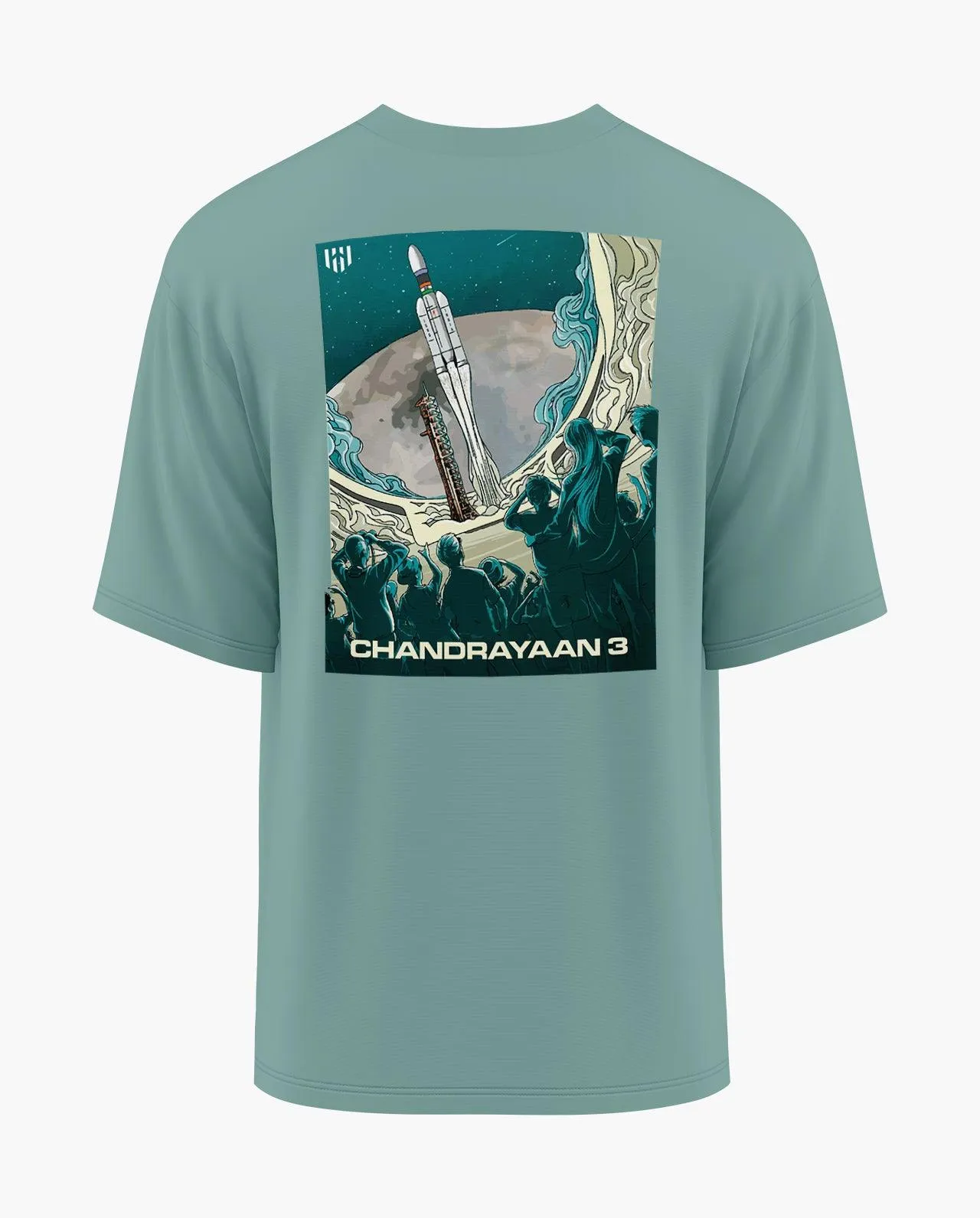 Milestone Chandrayaan 3 Oversized T-Shirt