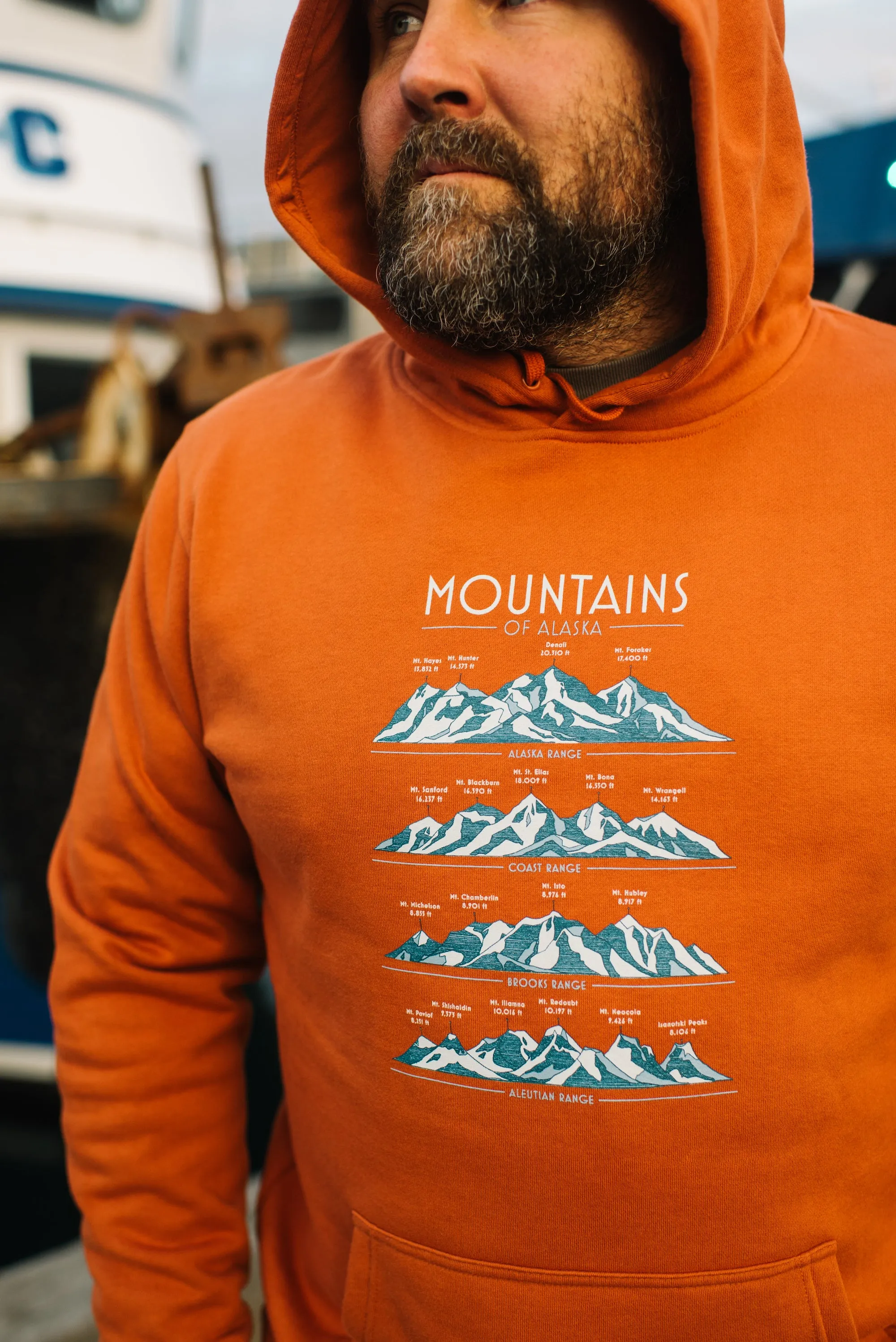 Mountains of Alaska Pullover Hoodie