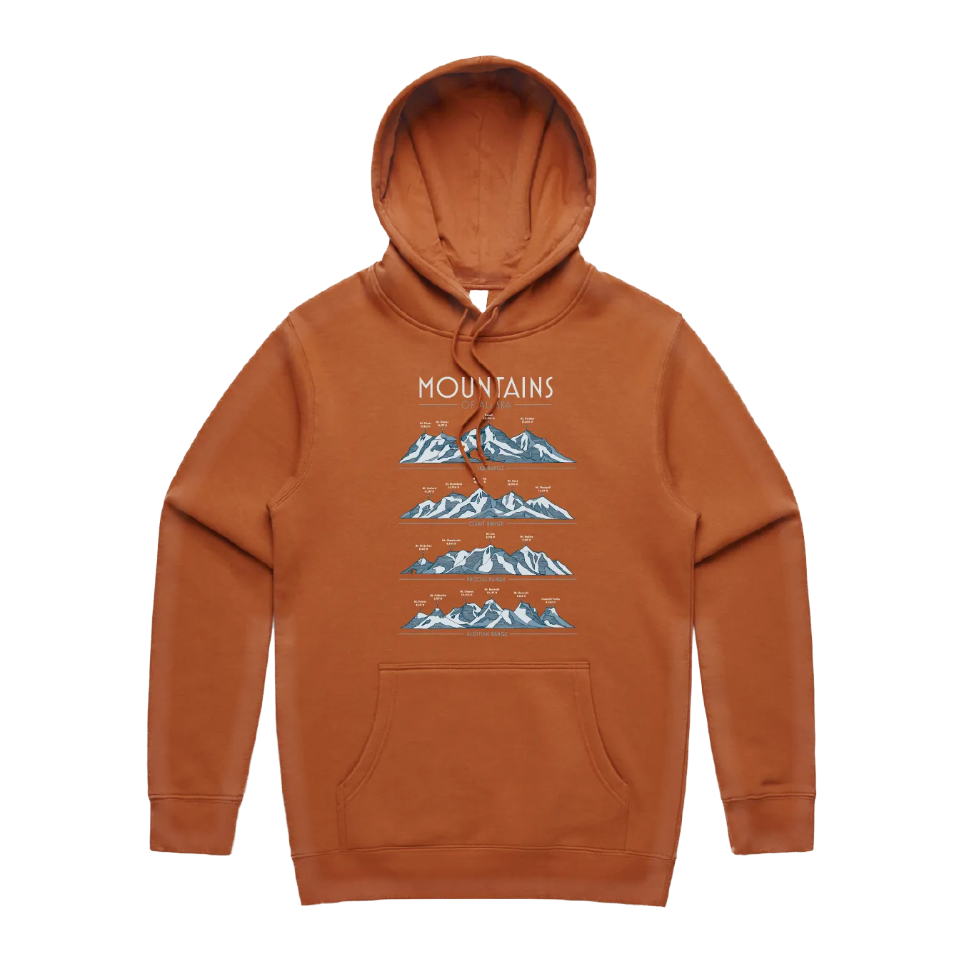 Mountains of Alaska Pullover Hoodie