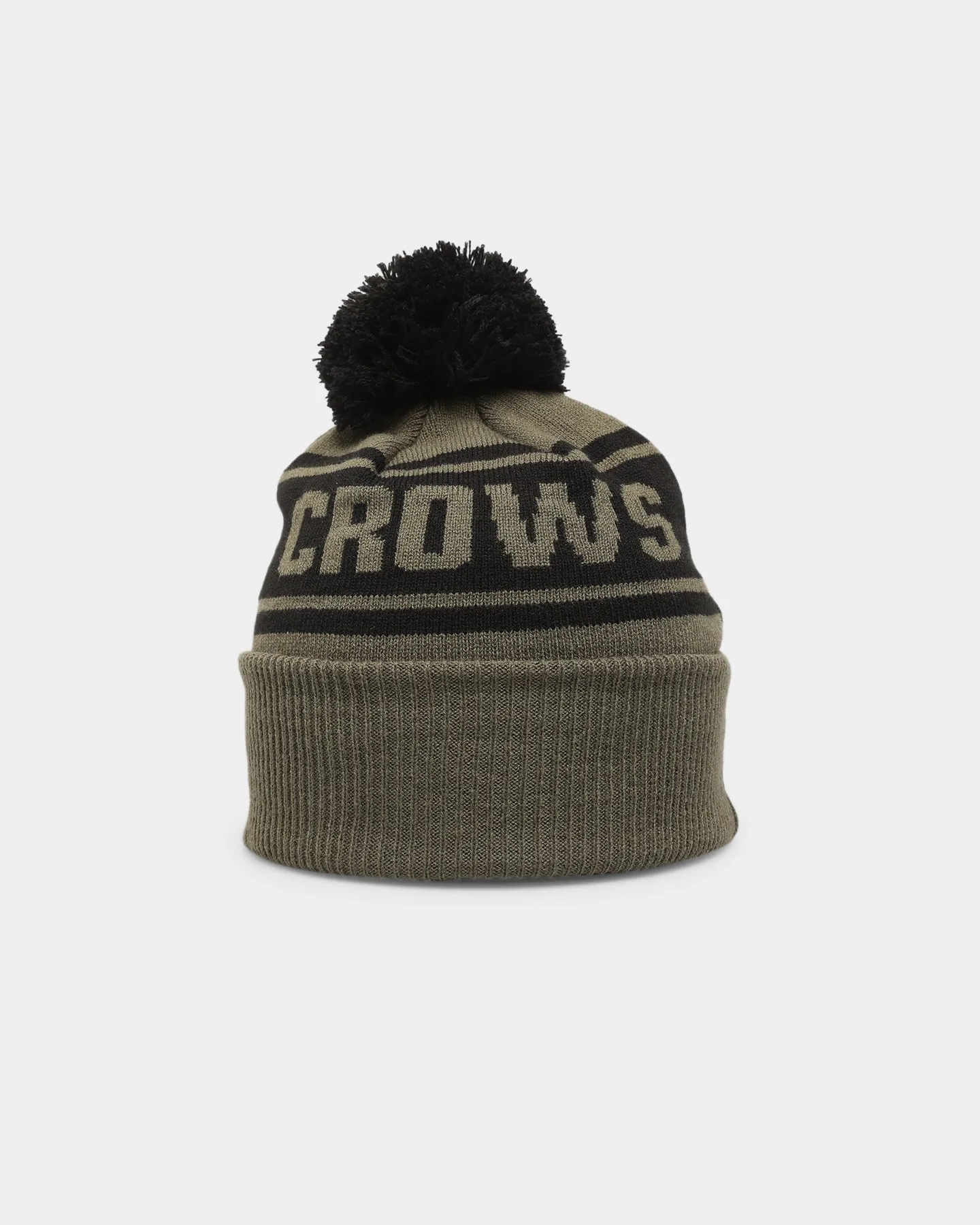 New Era Adelaide Crows 'AFL '22 Olive' Pom Knit Beanie Green