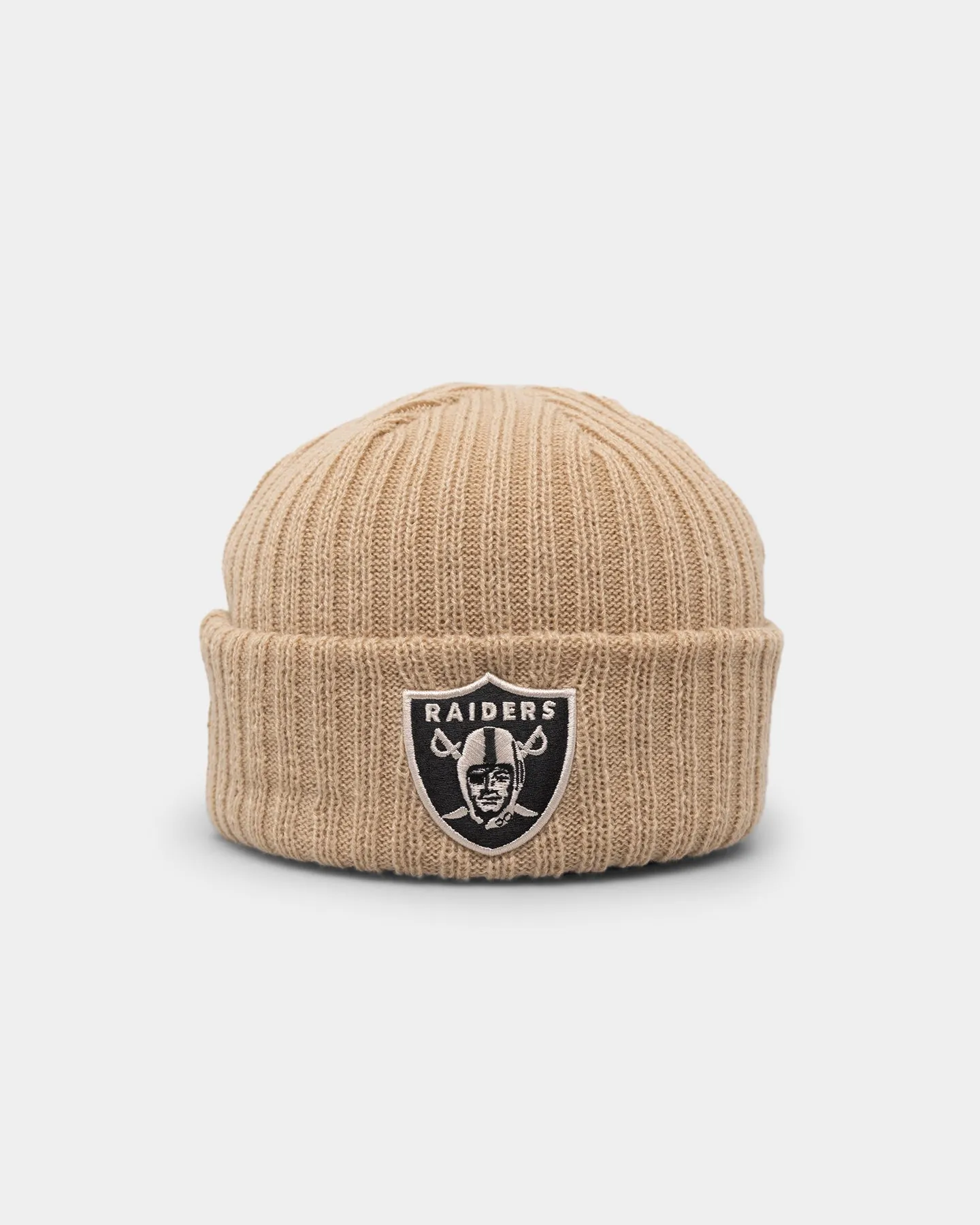 New Era Las Vegas Raiders Knitted Beanie Light Beige