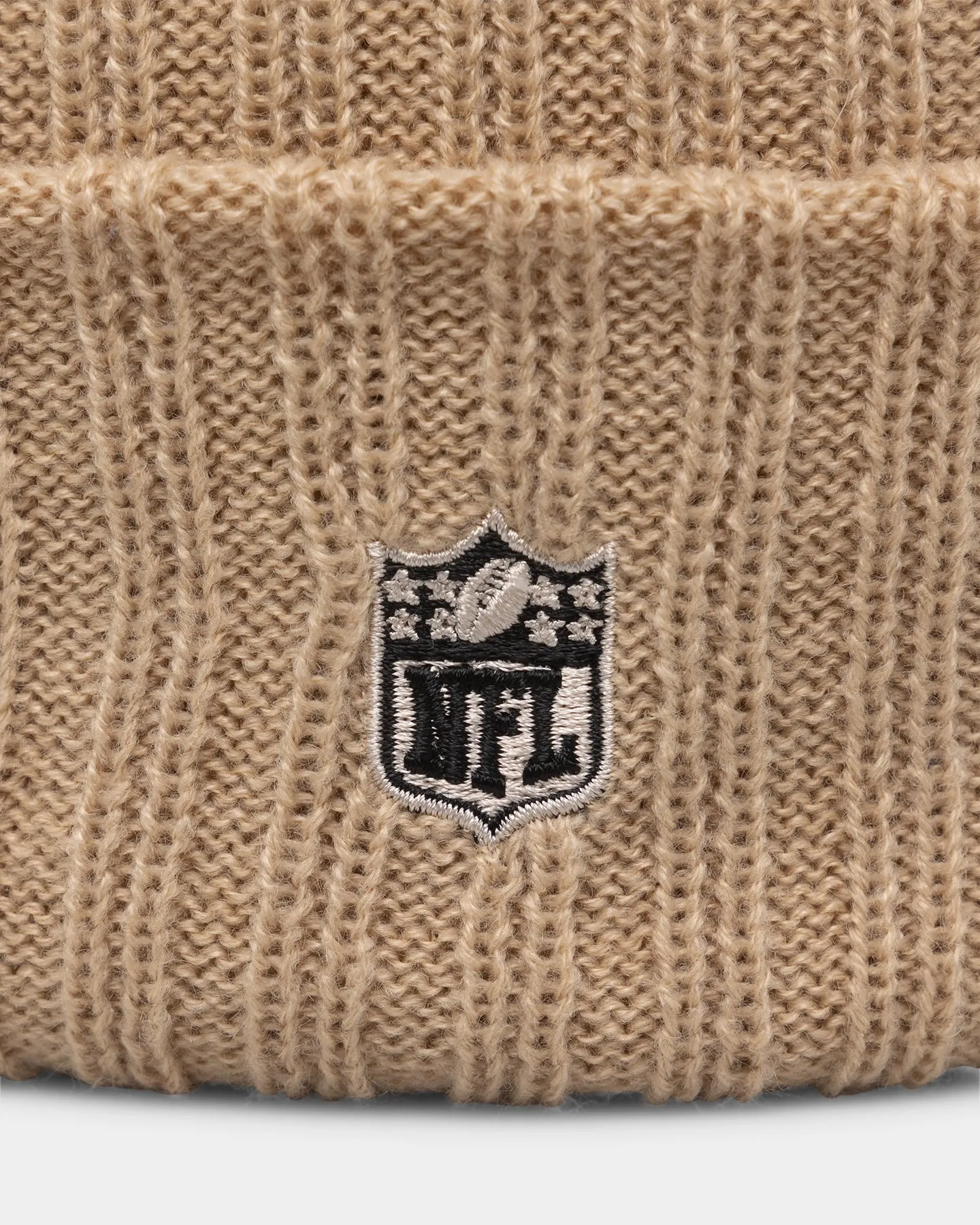 New Era Las Vegas Raiders Knitted Beanie Light Beige