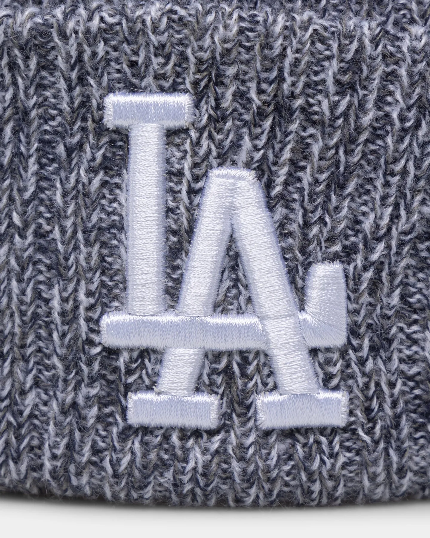 New Era Los Angeles Dodgers Q223 Knitted Beanie Grey Speckle