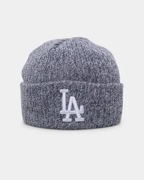 New Era Los Angeles Dodgers Q223 Knitted Beanie Grey Speckle