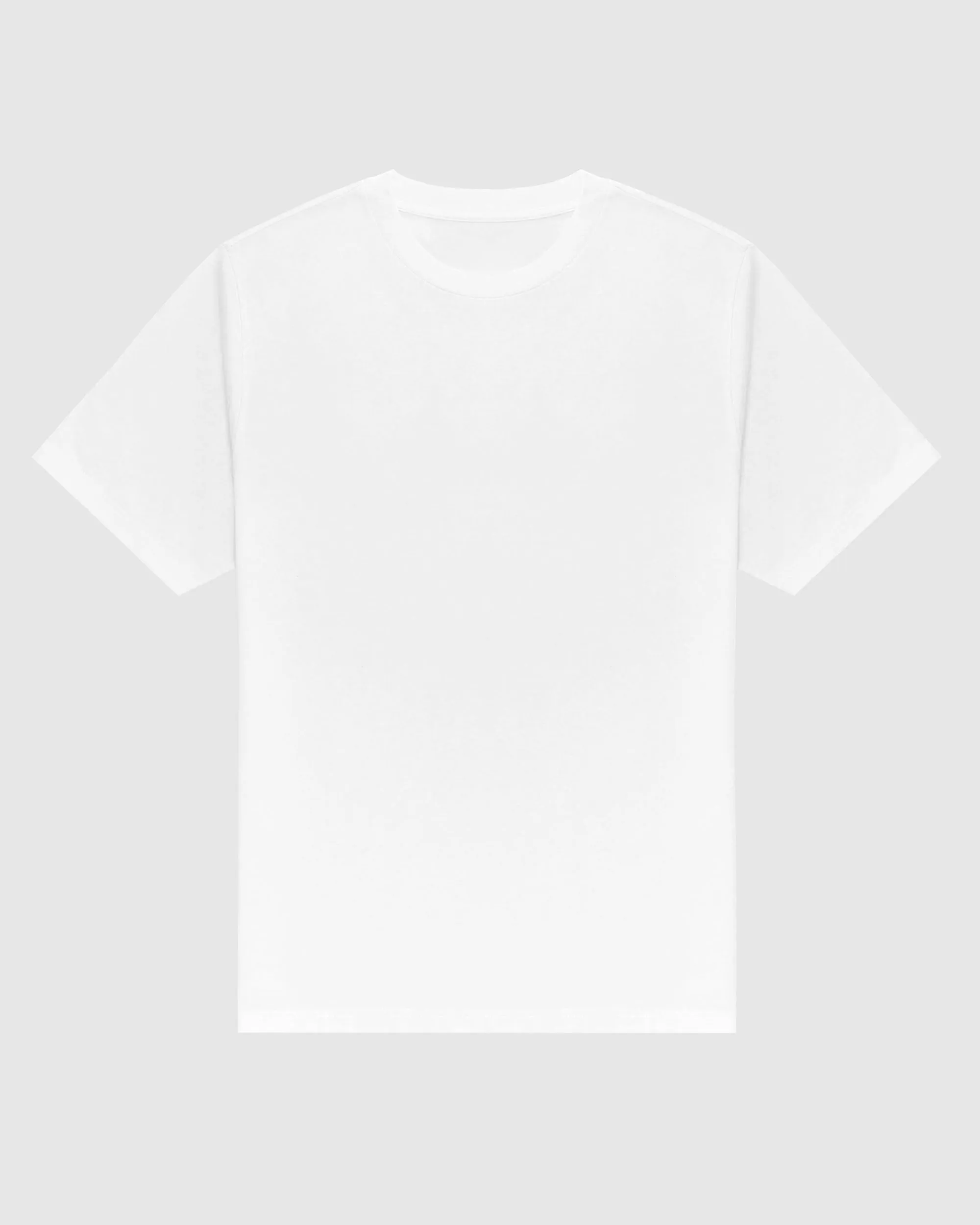 Oversized Crew Neck T-Shirt V2 - Polar White