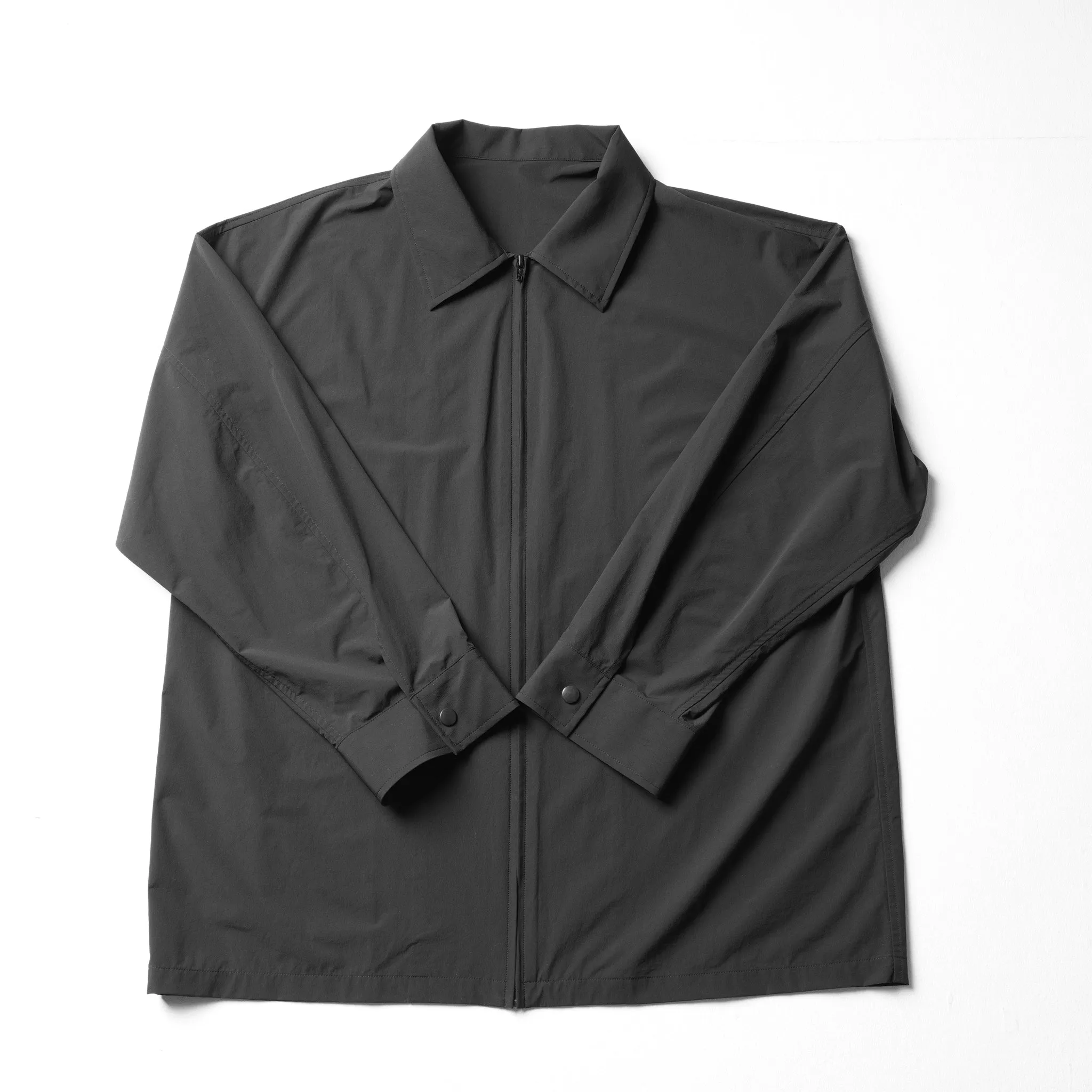 Oversized Nylon Shirts - Black