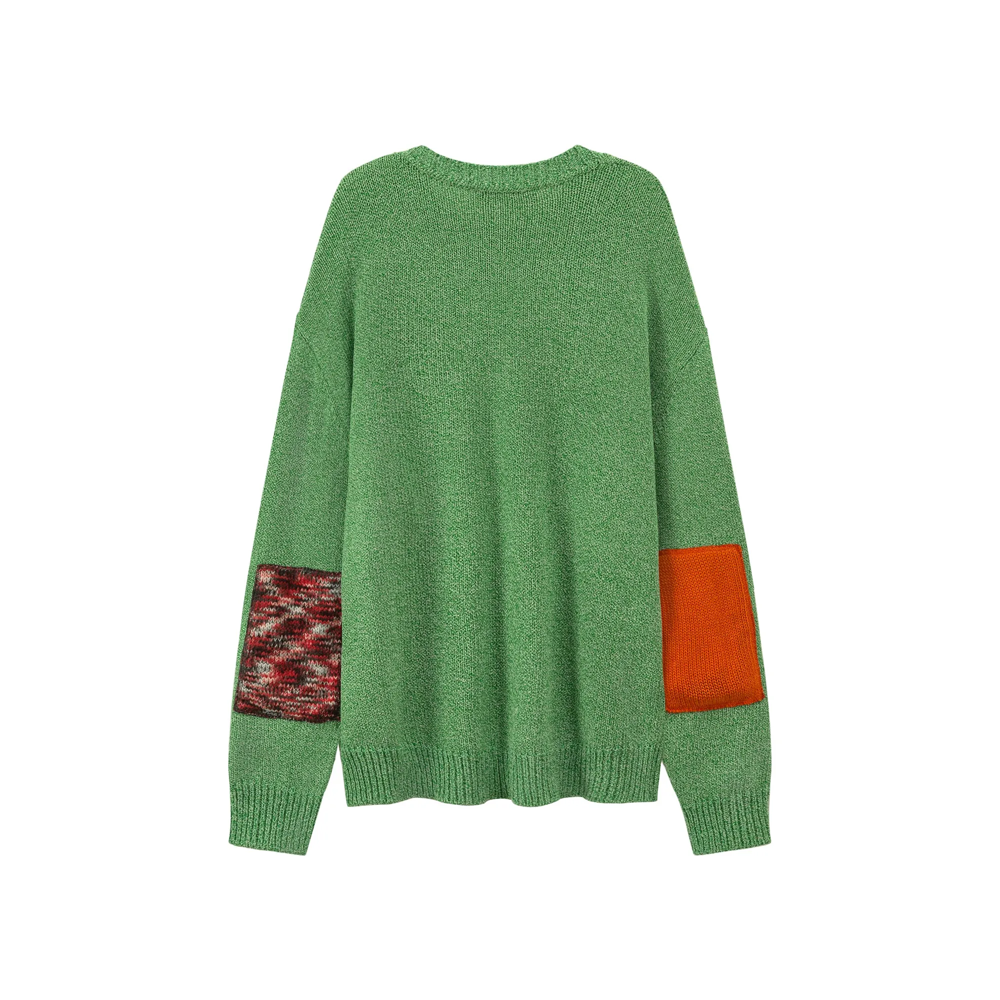 Patch Loose Fit Knit Sweater