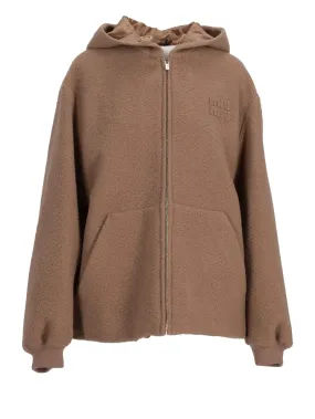 pile hoodie jacket