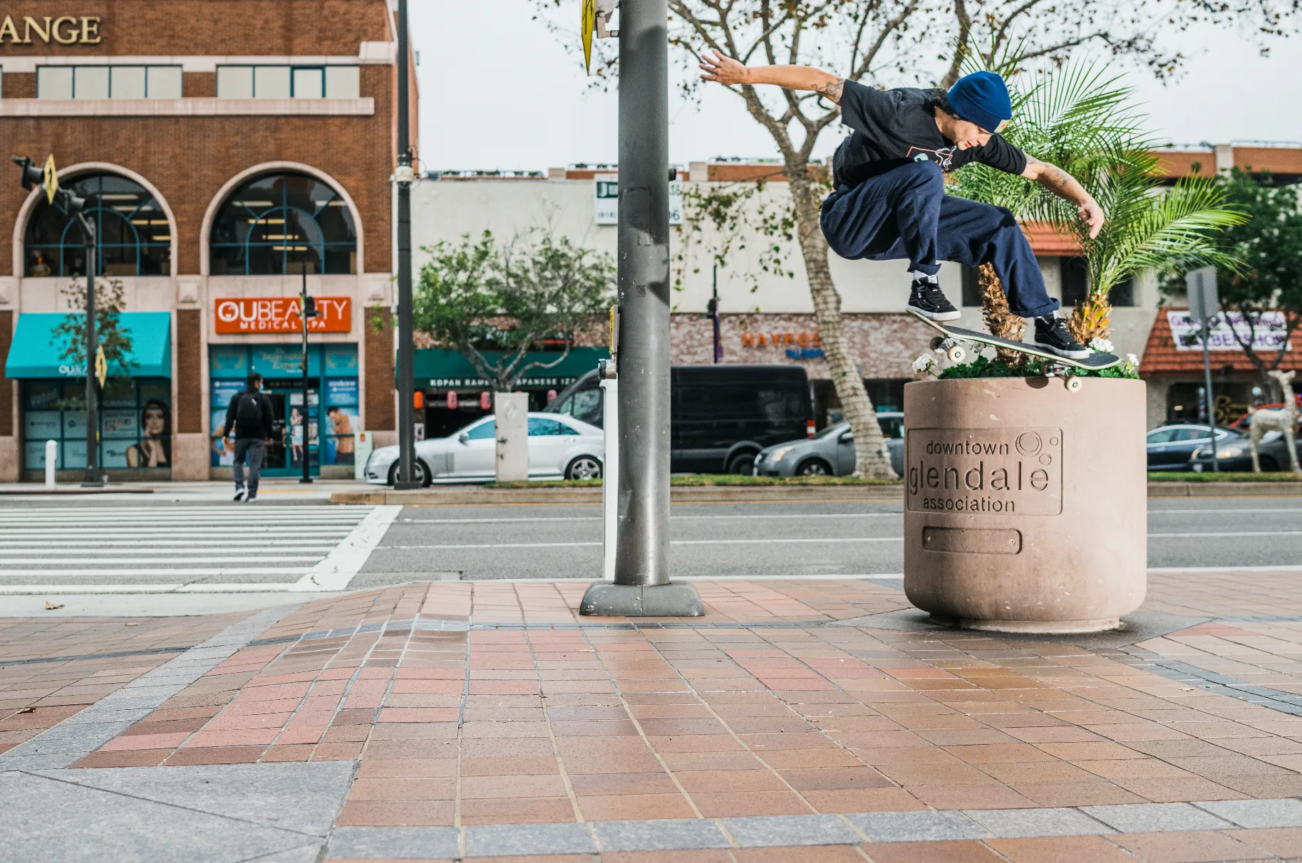 Skate Vitals Axel Loose Tapered Pants Navy