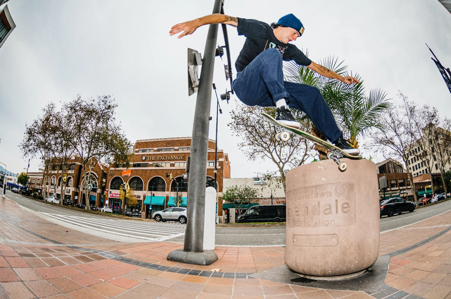 Skate Vitals Axel Loose Tapered Pants Navy