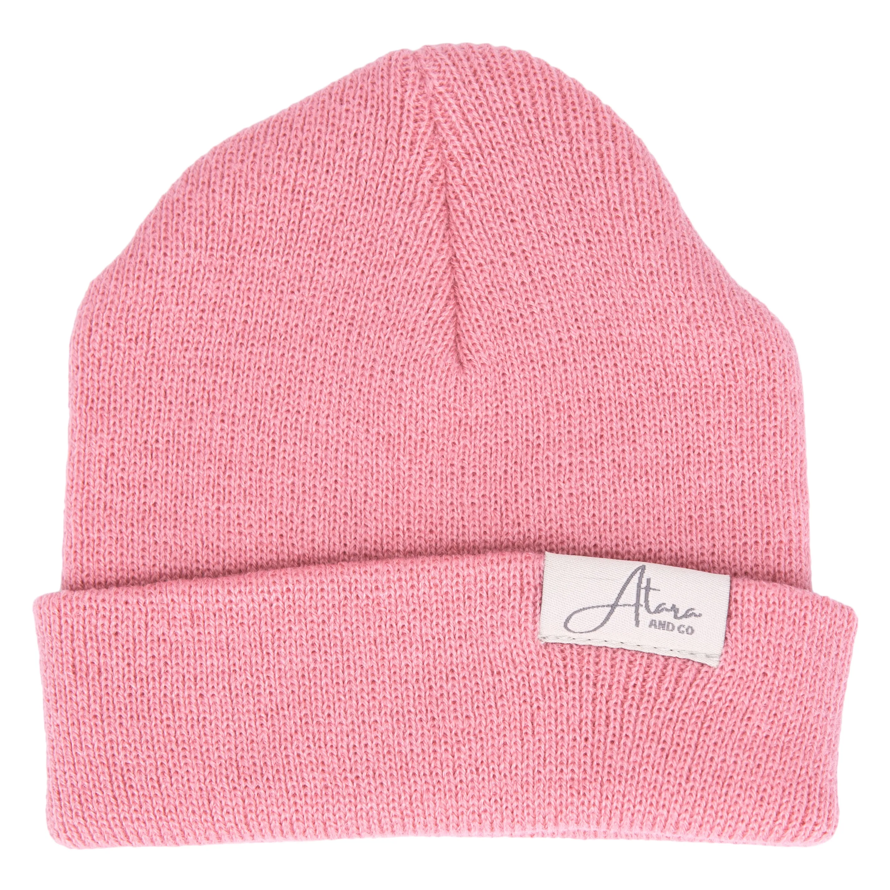 Soft Knitted Cuff Baby Beanie**