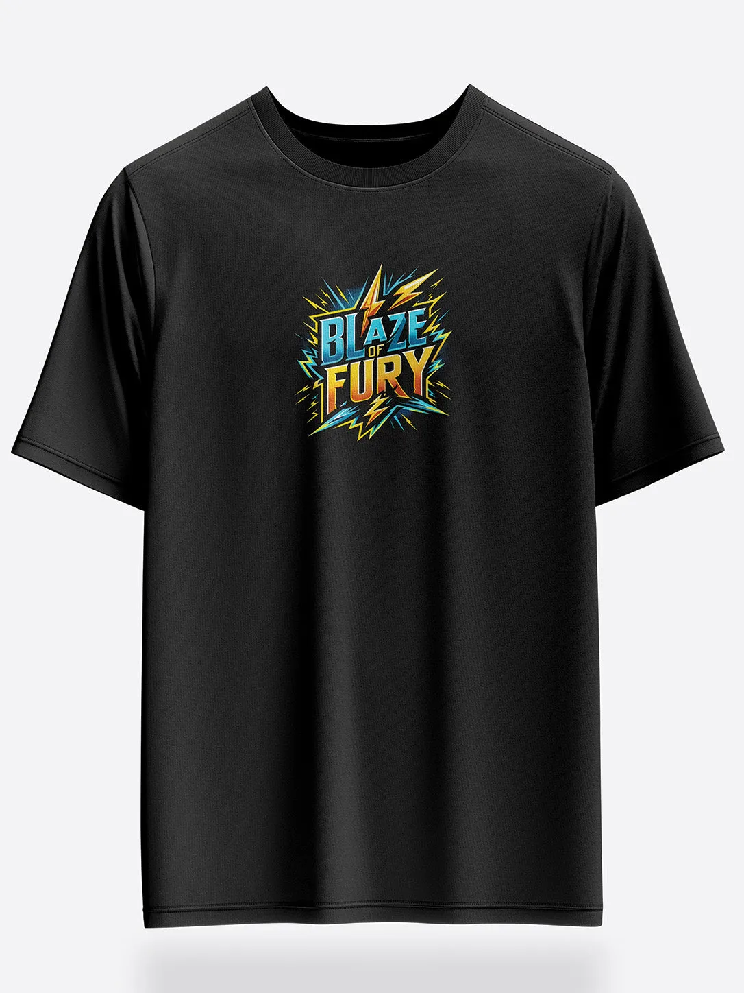 Unisex Oversized Graphic Tees Blaze Fury T-Shirt