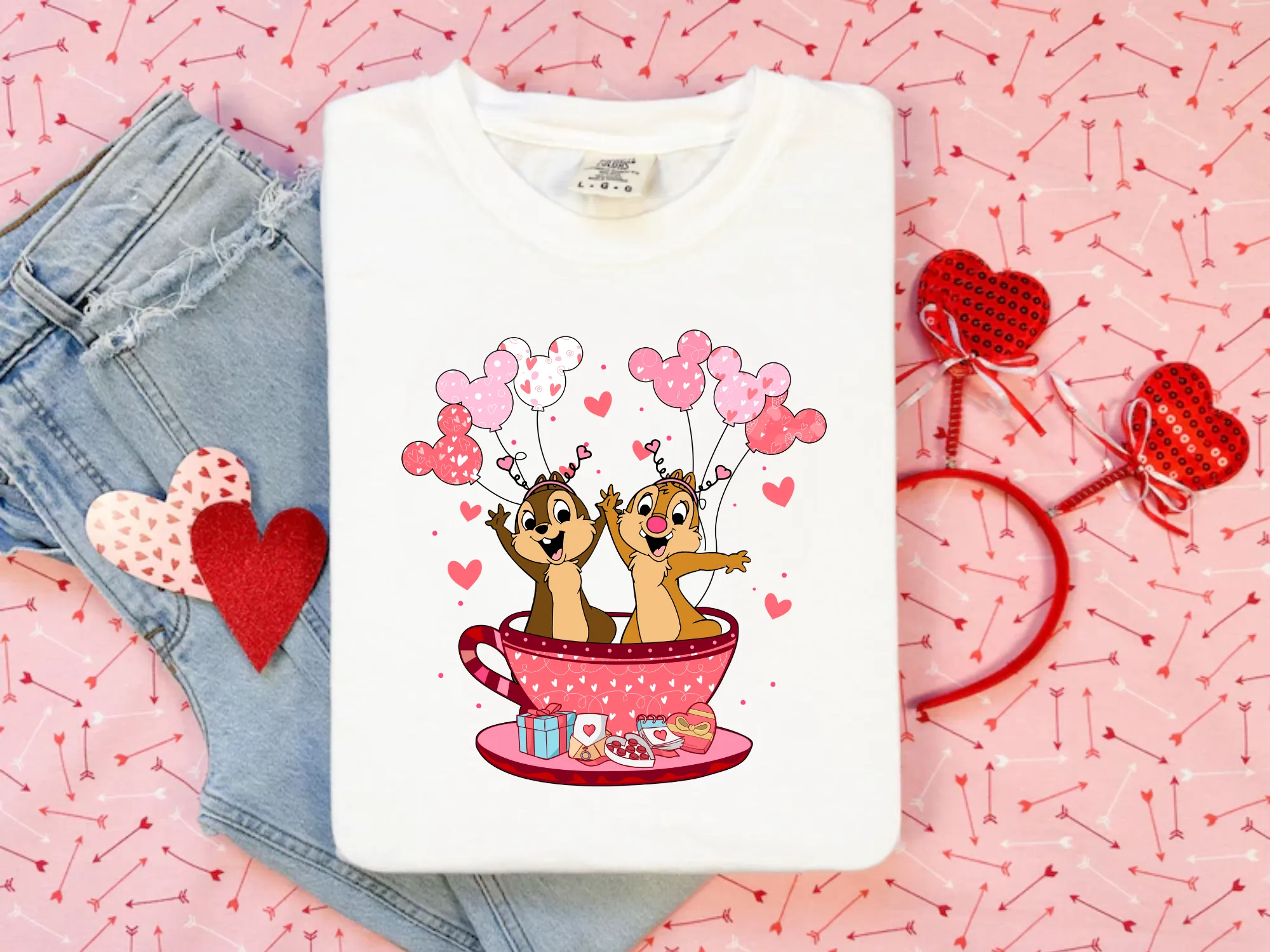 Valentine's Day Chipmunks Shirt