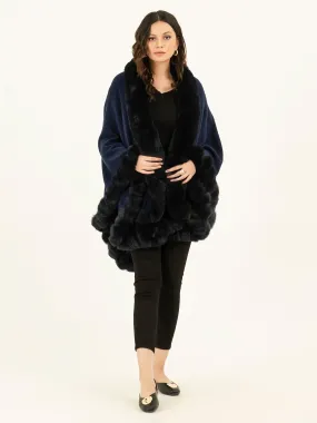 Vintage Fur Cape Shawl