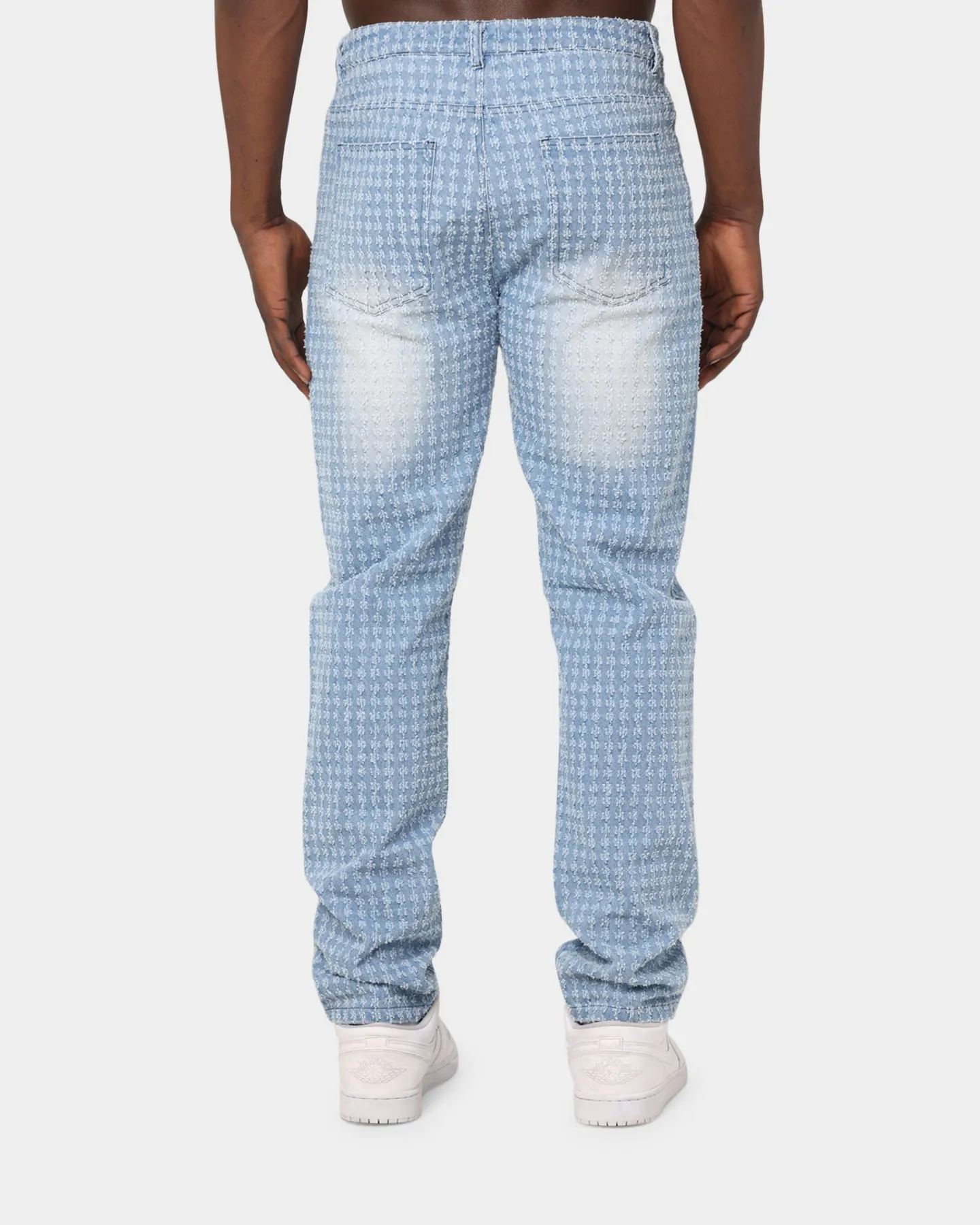 XXIII Callen Jacquard Baggy Jeans Blue